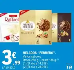 E.Leclerc FERRERO Helados oferta