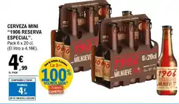 E.Leclerc 1906 RESERVA ESPECIAL Cerveza mini oferta