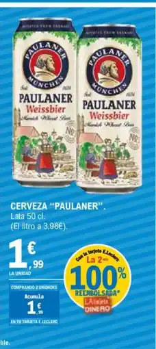 E.Leclerc PAULANER Cerveza oferta