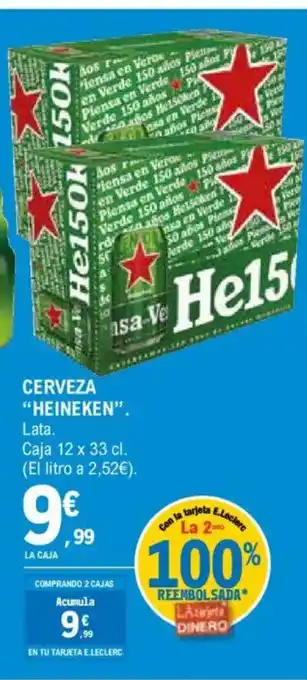 E.Leclerc HEINEKEN Cerveza oferta