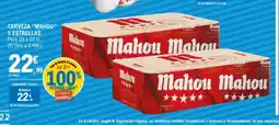 E.Leclerc MAHOU 5 ESTRELLAS Cerveza oferta
