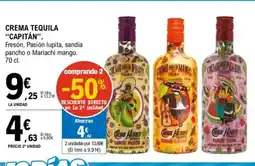 E.Leclerc CAPITAIN Crema tequila oferta