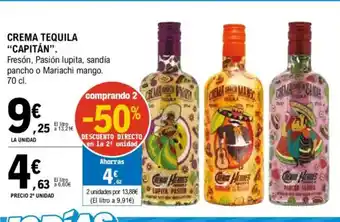 E.Leclerc CAPITAIN Crema tequila oferta