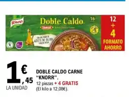 E.Leclerc KNORR Doble caldo carne oferta