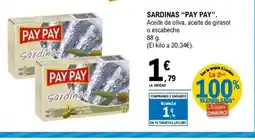 E.Leclerc PAY PAY Sardinas oferta