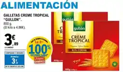 E.Leclerc GULLON Galletas creme tropical oferta