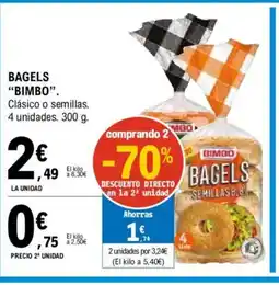 E.Leclerc BIMBO Bagels oferta