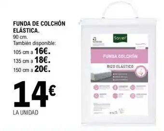 E.Leclerc Funda de colchon elástica oferta