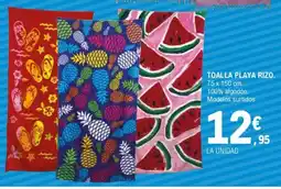 E.Leclerc Toalla playa rizo oferta