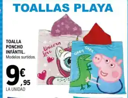 E.Leclerc Toalla poncho infantil oferta