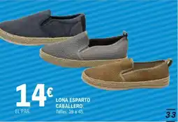 E.Leclerc Lona esparto caballero oferta