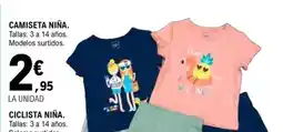 E.Leclerc Camiseta niña oferta