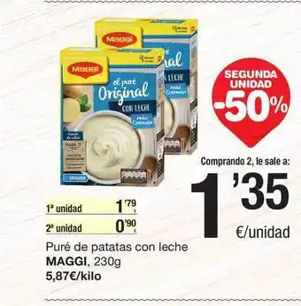 SPAR Fragadis Maggi Purré De Patatas Con Leche 230g oferta