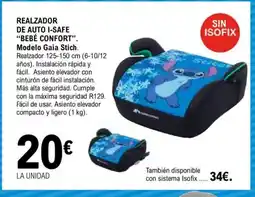E.Leclerc Realzador de auto i-safe bebé confort oferta