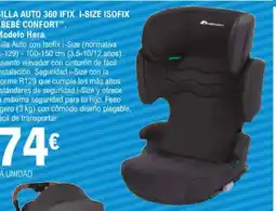 E.Leclerc Silla auto 360 ifix i-size isofix bebé confort oferta