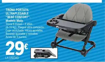 E.Leclerc Trona portátil ultraplegable bebé confort oferta