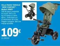 E.Leclerc Silla paseo triciclo bebé confort oferta