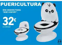 E.Leclerc Mini inodoro panda bebé confort oferta