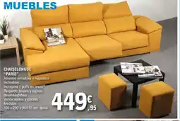 E.Leclerc Chaiselongue parís oferta