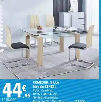 E.Leclerc Comedor silla oferta