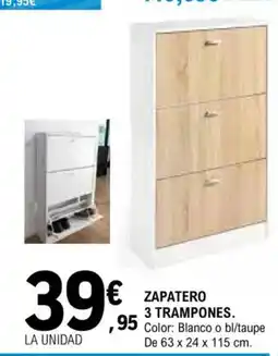 E.Leclerc Zapatero 3 trampones oferta