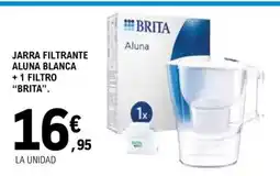 E.Leclerc BRITA Jarra filtrante aluna blanca +1 filtro oferta