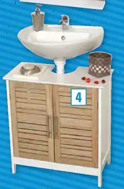 E.Leclerc Armario bajolavabo 2 puertas +1 estante interior oferta