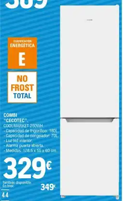 E.Leclerc CECOTEC Combi oferta