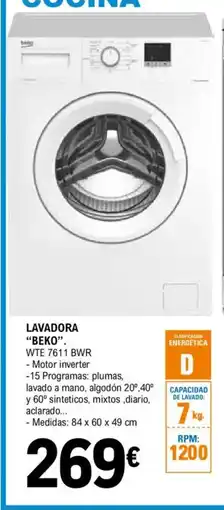 E.Leclerc BEKO Lavadora oferta