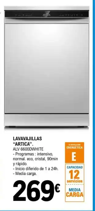 E.Leclerc ARTICA Lavavajillas oferta