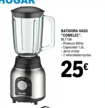 E.Leclerc COMELEC Batidora vaso oferta