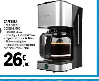 E.Leclerc CECOTEC Cafetera oferta