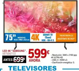 E.Leclerc SAMSUNG LED 4k oferta