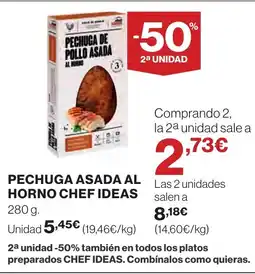 Supercor Pechuga asada al horno chef ideas oferta