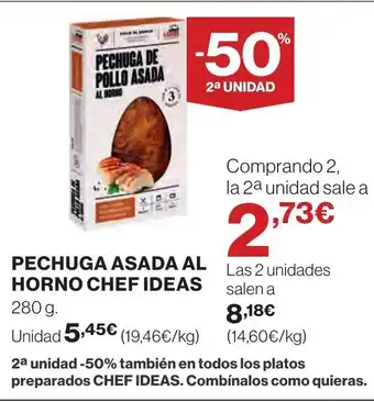 Supercor Pechuga asada al horno chef ideas oferta