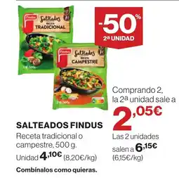 Supercor FINDUS Salteados oferta
