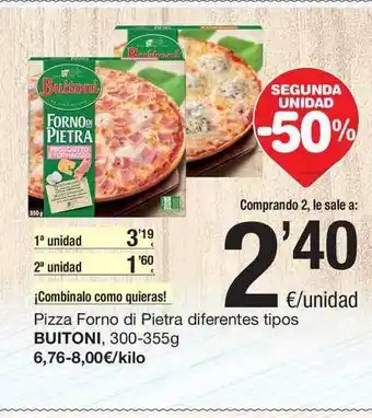 SPAR Fragadis Buitoni Pizza Forno Di Pietra Diferentes Tipos 300-355g oferta
