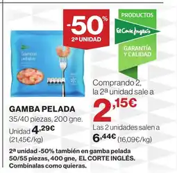 Supercor Gamba pelada oferta