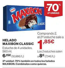 Supercor Helado maxibon classic oferta
