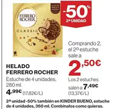 Supercor FERRERO ROCHER Helado oferta