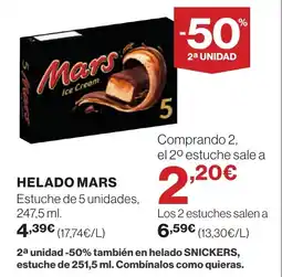 Supercor MARS Helado oferta