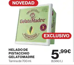 Supercor Helado de pistacchio gelatomadre oferta