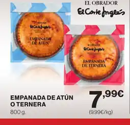 Supercor Empanada de atún o ternera oferta