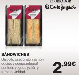 Supercor Sandwiches oferta