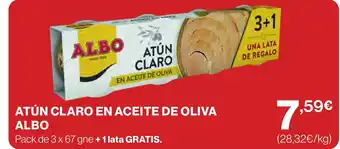 Supercor ALBO Atún claro en aceite de oliva oferta