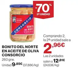Supercor CONSORCIO Bonito del norte en aceite de oliva oferta
