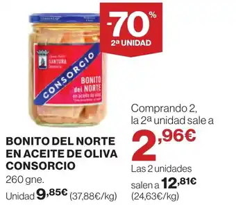 Supercor CONSORCIO Bonito del norte en aceite de oliva oferta