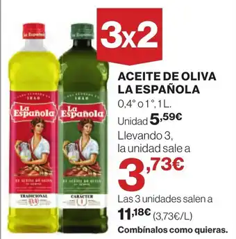 Supercor LA ESPAÑOLA Aceite de oliva oferta