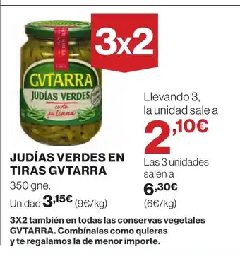Supercor Judías verdes en tiras gvtarra oferta