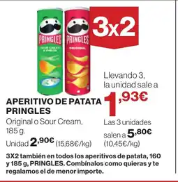 Supercor PRINGLES Aperitivo de patata oferta